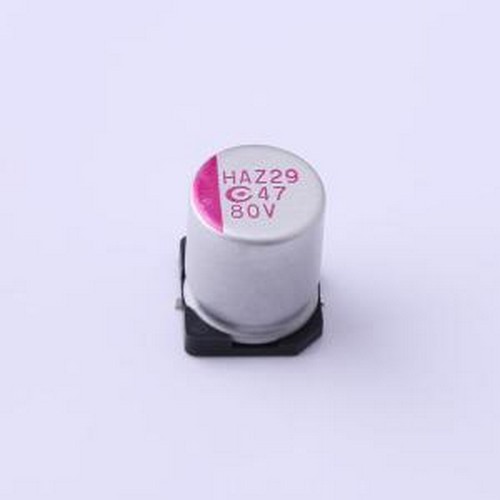 800AVHA470M1012 固态电容 47uF ±20% 80V SMD,D10xL12.3mm