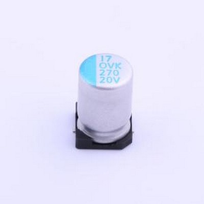 OVK271M1DTR-0812 固态电容 270uF ±20% 20V SMD,D8xL12mm