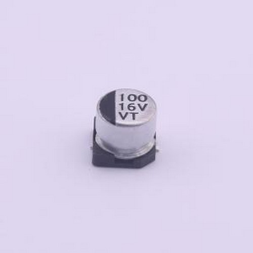 VT1C101M0605 贴片型铝电解电容 100uF ±20% 16V SMD,D6.3xL5.4m