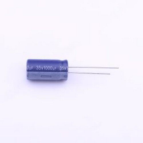 ERR1VM102G20OT 直插铝电解电容 1000uF ±20% 35V 插件,D10xL20m