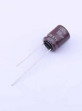EKYB101ELL560MJC5S 直插铝电解电容 56uF ±20% 100V 插件,D10xL