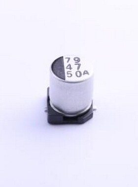 50CE47AX 贴片型铝电解电容 47uF ±20% 50V SMD,D6.3xL7.7mm