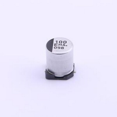 EEEHAE101XAP 贴片型铝电解电容 100uF ±20% 25V SMD,D6.3xL7.7m