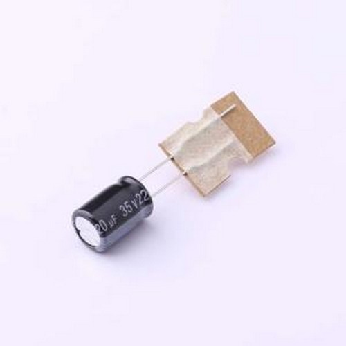 EWH1VM221F12P35T 直插铝电解电容 220uF ±20% 35V 插件,D8xL12m