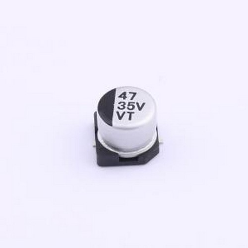 VT1V470M-CRE54 贴片型铝电解电容 47uF ±20% 35V SMD,D6.3xL5.4