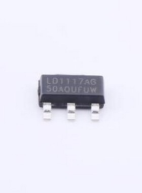 LD1117AG-50-AA3-A-R 线性稳压器(LDO) 输入15V 输出5V 1A SOT-22