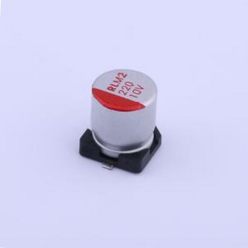 8221LBMAA07M2RR00T 固态电容 220uF ±20% 10V SMD,D6.3xL7mm