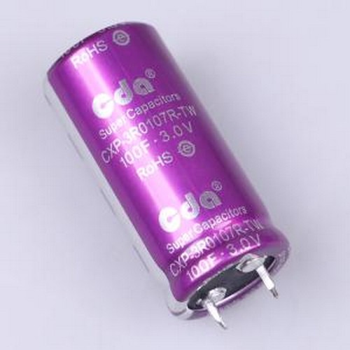 CXP-3R0107R-TW-S1 超级电容器 100F -10%~+30% 3V 插件