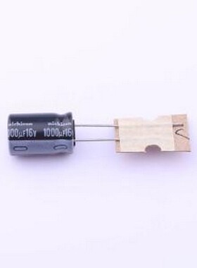 UHV1C102MPD1TD 直插铝电解电容 1000uF ±20% 16V 插件,D10xL16m