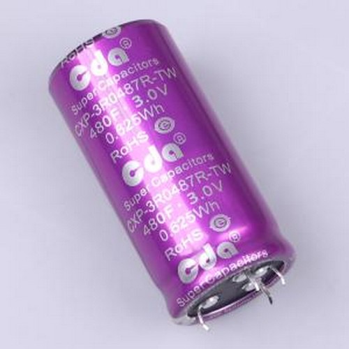 CXP-3R0487R-TW-S4 超级电容器 480F -10%~+30% 3V 插件