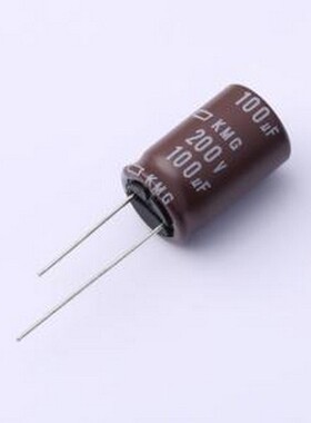 EKMG201ELL101ML25S 直插铝电解电容 100uF ±20% 200V 插件,D16x