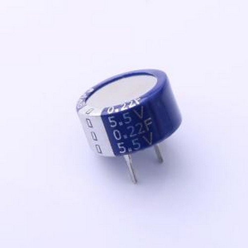 CBN5R5224CF-ZG 超级电容器 0.22F -20%~+80% 5.5V 插件,P=5mm