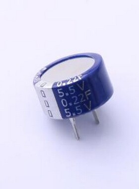 CBN5R5224CF-ZG 超级电容器 0.22F -20%~+80% 5.5V 插件,P=5mm