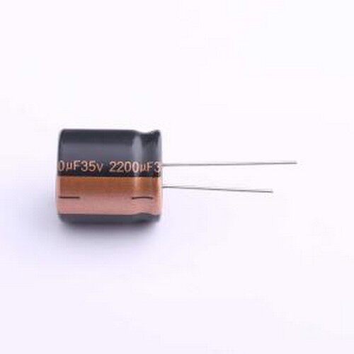 RZW222M1VBK-1820 直插铝电解电容 2200uF ±20% 35V 插件,D18xL2