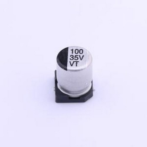 VT1V101M-CRE77 贴片型铝电解电容 100uF ±20% 35V SMD,D6.3xL7.