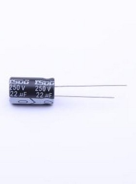 ECRE1016220M251P00 直插铝电解电容 22uF ±20% 250V 插件,D10xL