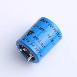 200V ±20% 220uF MAL205952221E3 D25xL32m 牛角型电解电容 插件