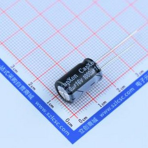 KM102M016G160A 直插铝电解电容 1000uF ±20% 16V 插件,D10xL16m