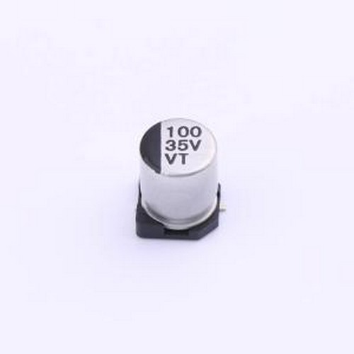 VT1V101M-CRE77 贴片型铝电解电容 100uF ±20% 35V SMD,D6.3xL7.