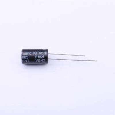 KF102M010F140A 直插铝电解电容 1000uF ±20% 10V 插件,D8xL14mm