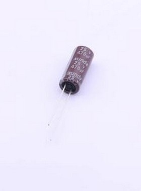 TY4771EME205RB 直插铝电解电容 470uF ±20% 25V 插件,D8xL20mm