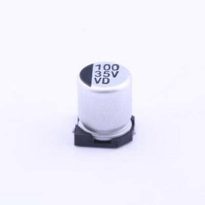VD1V101ME077000CE0 贴片型铝电解电容 100uF ±20% 35V SMD,D6.3