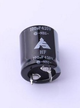 HFF101M22025FVA 牛角型电解电容 100uF ±20% 420V 插件,D22xL25