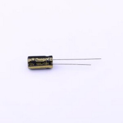 GR107M050E12RR0VH4FP0 直插铝电解电容 100uF ±20% 50V 黑 插件