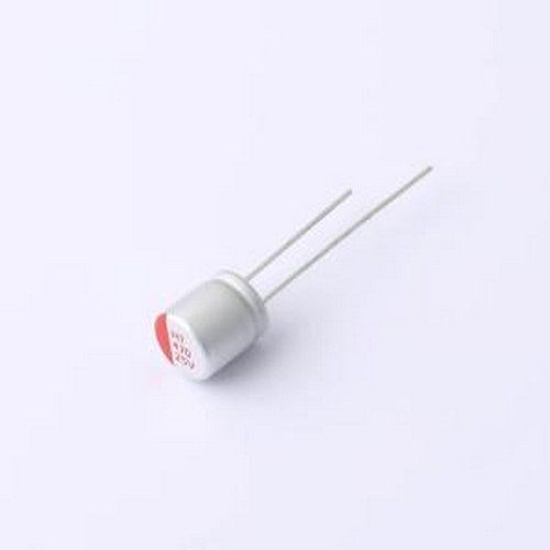 HT1E477M0808PC 固态电容 470uF ±20% 25V 插件,D8xL8mm