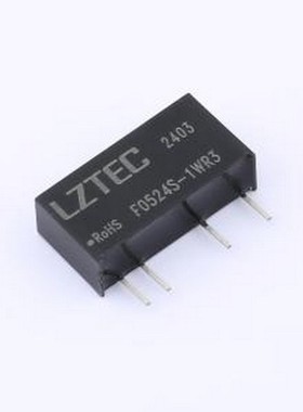 F0524S-1WR3 电源模块 隔离电压3000VDC SIP,19.6x6mm
