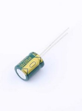 CD288227M1H1013VFL 直插铝电解电容 220uF 50V 插件,10x13mm