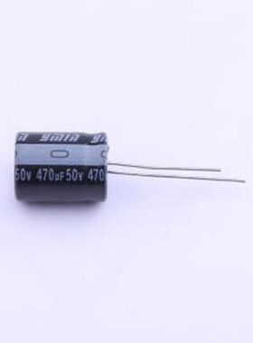 PKCLF1H471MF 直插铝电解电容 470uF ±20% 50V 插件,D12.5xL16mm