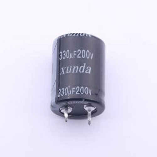 HP3372DMQ302RB 牛角型电解电容 330uF ±20% 200V 插件,D22xL30m