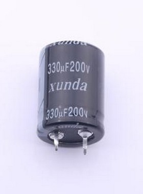 HP3372DMQ302RB 牛角型电解电容 330uF ±20% 200V 插件,D22xL30m