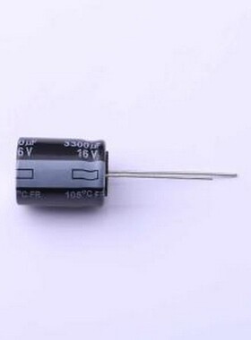 EEUFR1C332S 直插铝电解电容 3300uF ±20% 16V 插件,D16xL20mm