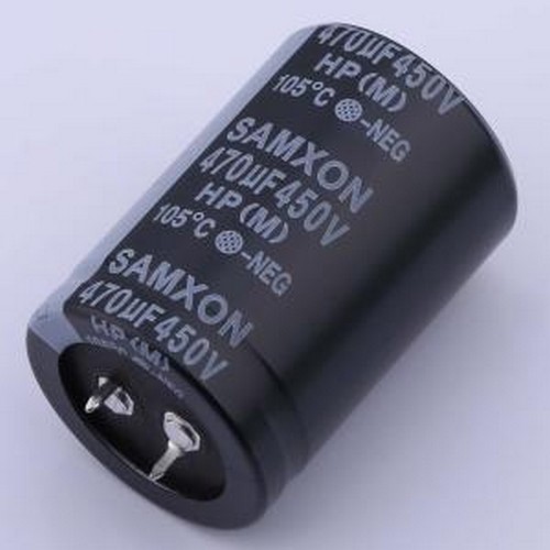 EHP477M2WQ50 牛角型电解电容 470uF ±20% 450V 插件,D35xL50mm
