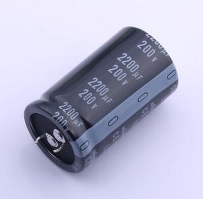LLG2D222MELB50 牛角型电解电容 2200uF ±20% 200V 插件,D30xL50