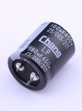 LP2W181MQ300N55CE0 牛角型电解电容 180uF ±20% 450V 插件,D25x