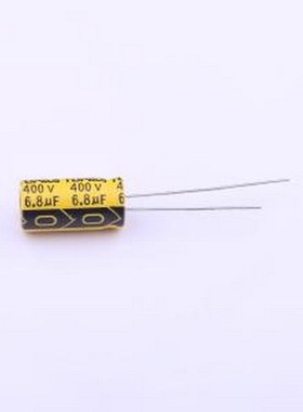 ECRF08166R8M401P00 直插铝电解电容 6.8uF ±20% 400V 插件,D8xL