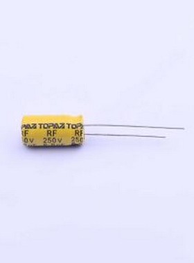 ECRF08166R8M251P00 直插铝电解电容 6.8uF ±20% 250V 插件,D8xL