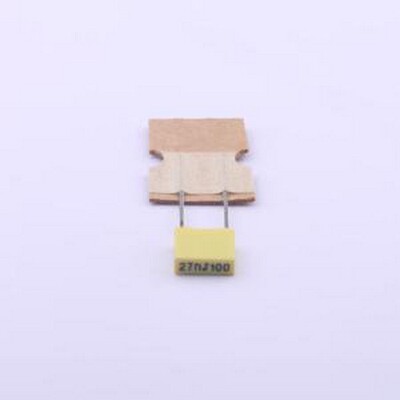 PE273J2A0501 薄膜电容 27nF ±5% 100V 插件,P=5mm