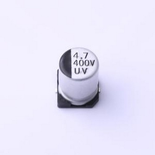 UV2G4R7M0810 贴片型铝电解电容 4.7uF ±20% 400V SMD,D8xL10.2m
