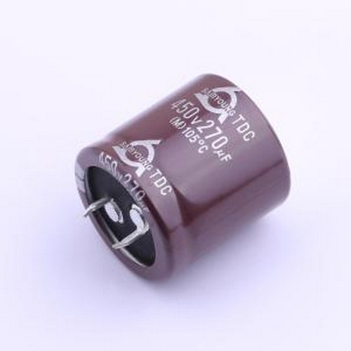 TDC450V270M30*30 牛角型电解电容 270uF ±20% 450V 插件,D30xL3