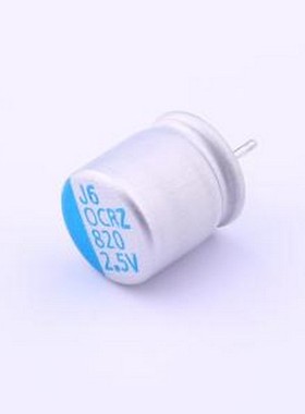 ORZ821MOECC-08087 固态电容 820uF ±20% 2.5V 插件,D8xL8mm