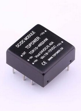 TDK10-48S24W 电源模块 TDK10-48S24W 插件,25.4x25.4mm