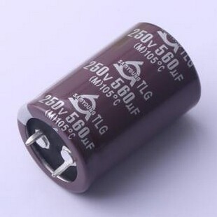 牛角型电解电容 560uF 250V D25.4xL4 TLG250V560M25.4 插件
