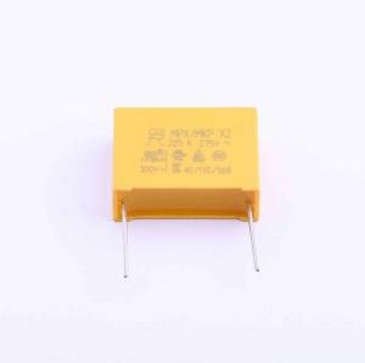 MP2225K27E4X8LC 安规电容 2.2uF ±10% 275V 等级:X2 插件,P=22.