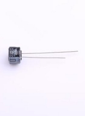 ECEA1VKS330 直插铝电解电容 33uF ±20% 35V 插件,D8xL5mm
