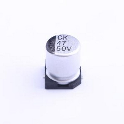 CK1H470M-CRE77 贴片型铝电解电容 47uF ±20% 50V SMD,D6.3xL7.7