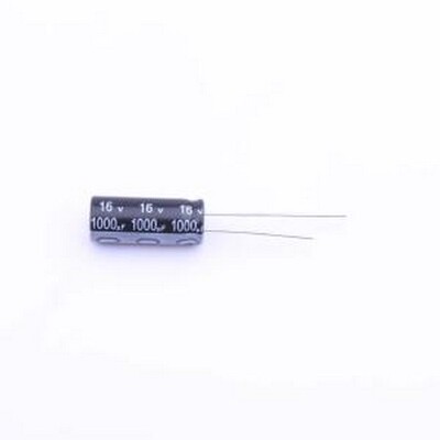 ECR1CLY102MLL080020 直插铝电解电容 1000uF ±20% 16V 插件,D8x